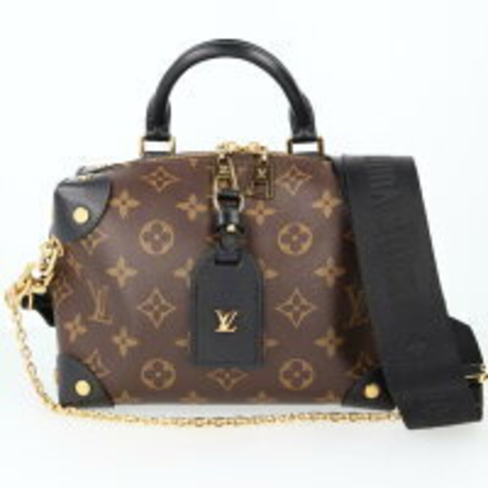 LOUIS VUITTON Malle Souple Shoulder Bag Handbag Monogram Brown h